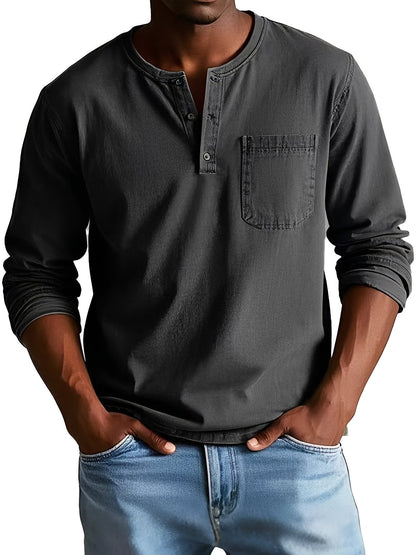 Steve - Men's relaxed long-sleeve shirt