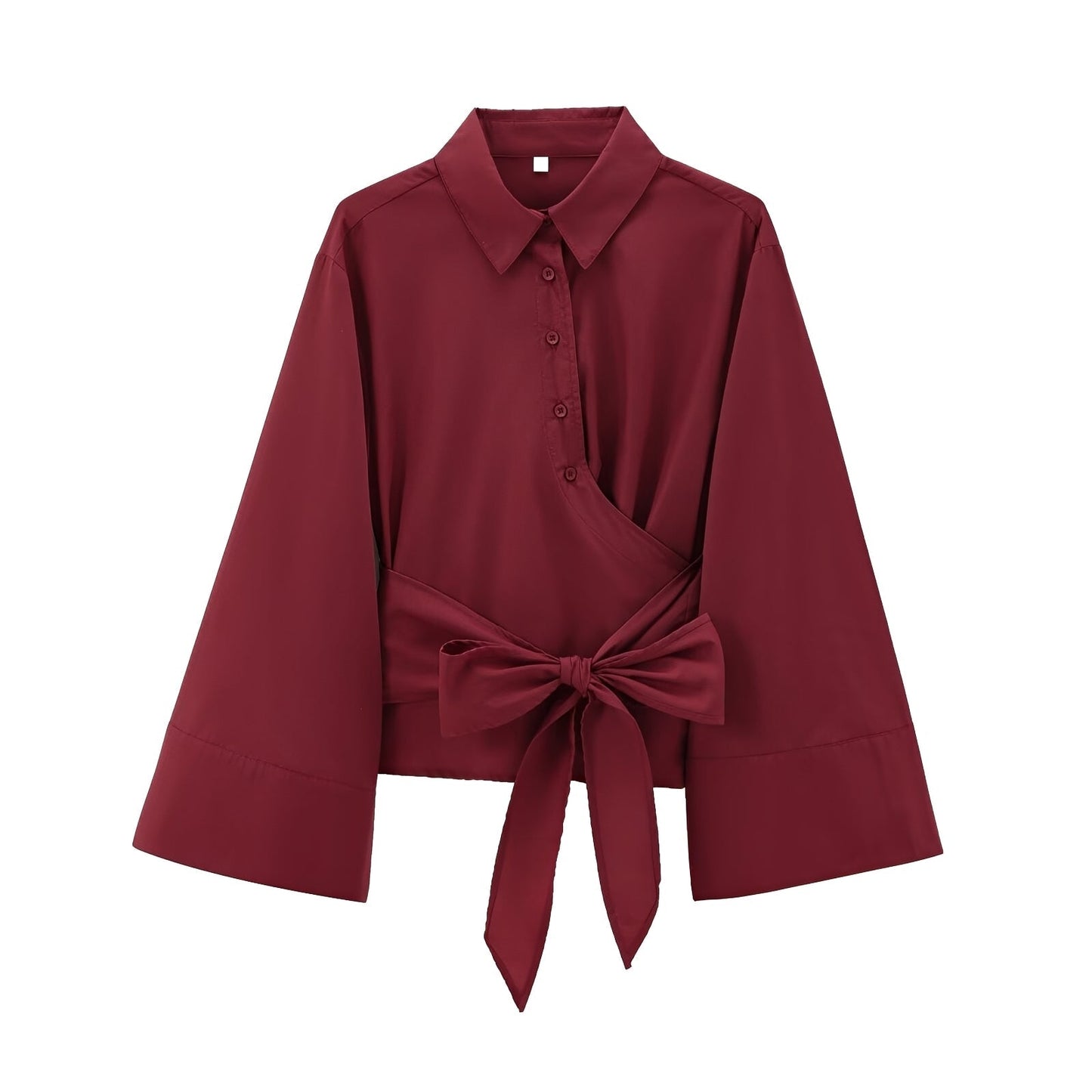 Shania - Stylish women's top with a relaxed fit and belt