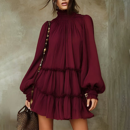 Mayeth - Stylish Ruffled Mini Dress