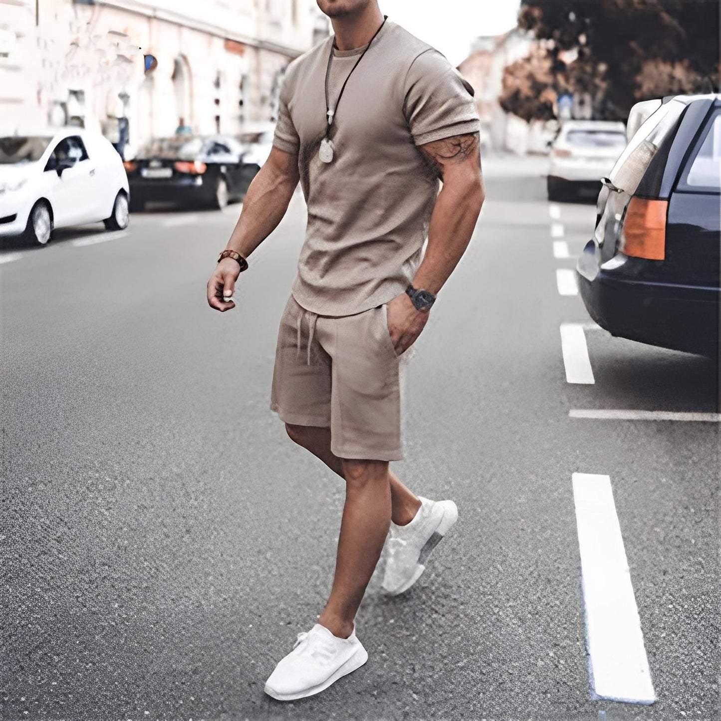 Stevie - Men's Casual Two-piece Outfit