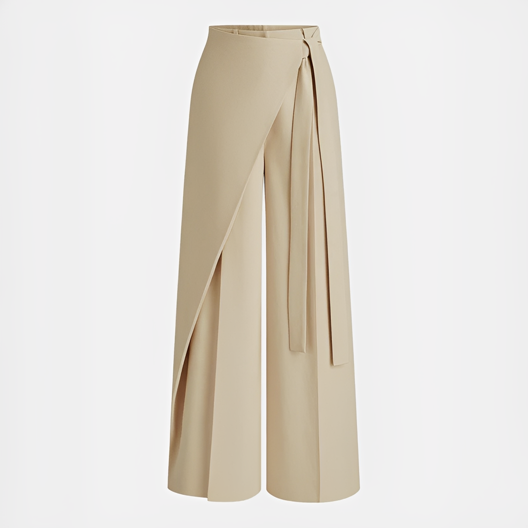 Leilani - Asymmetrical wide-leg trousers