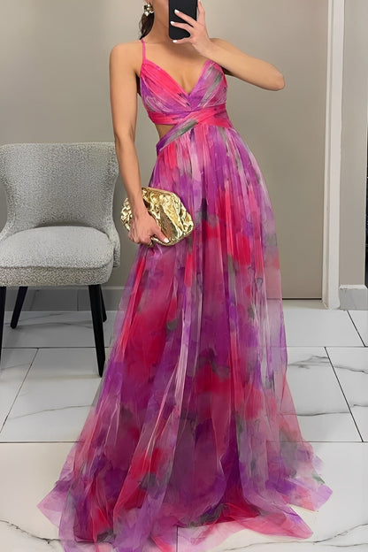 Davina - Stylish A-Line Long Dress