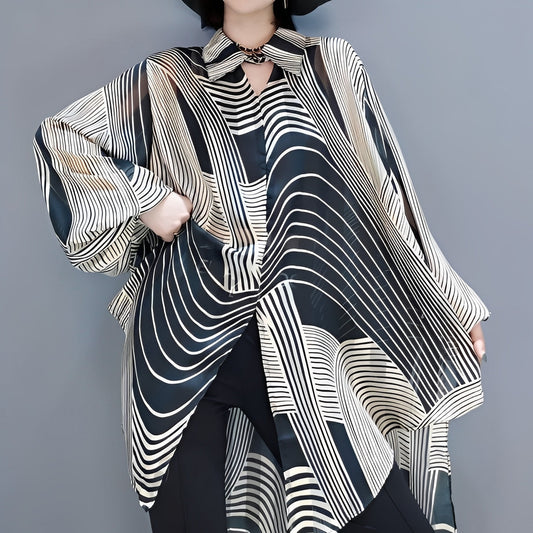 Jean - Stylish chiffon blouse for women