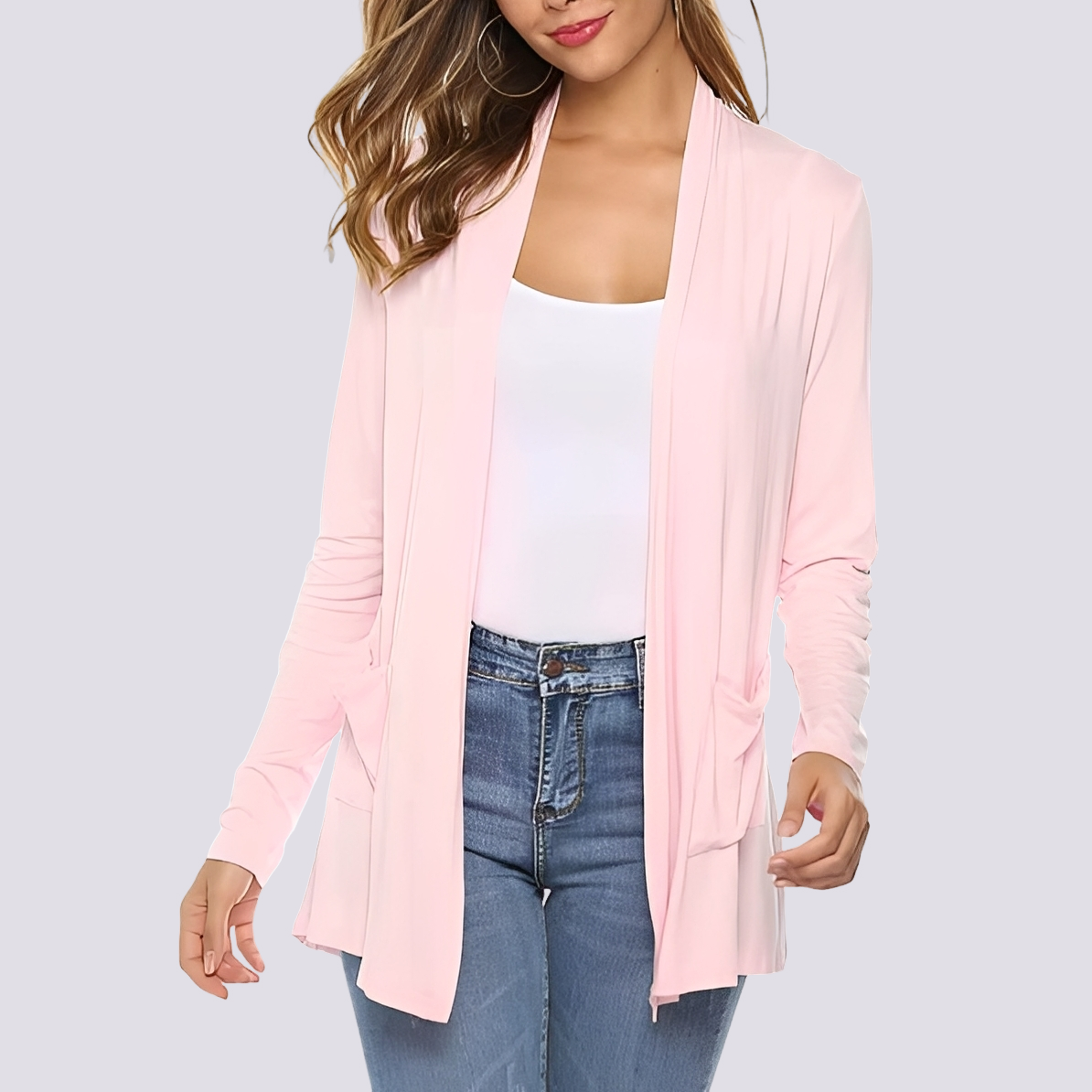 Bertha - Relaxed Long-sleeve Cardigan