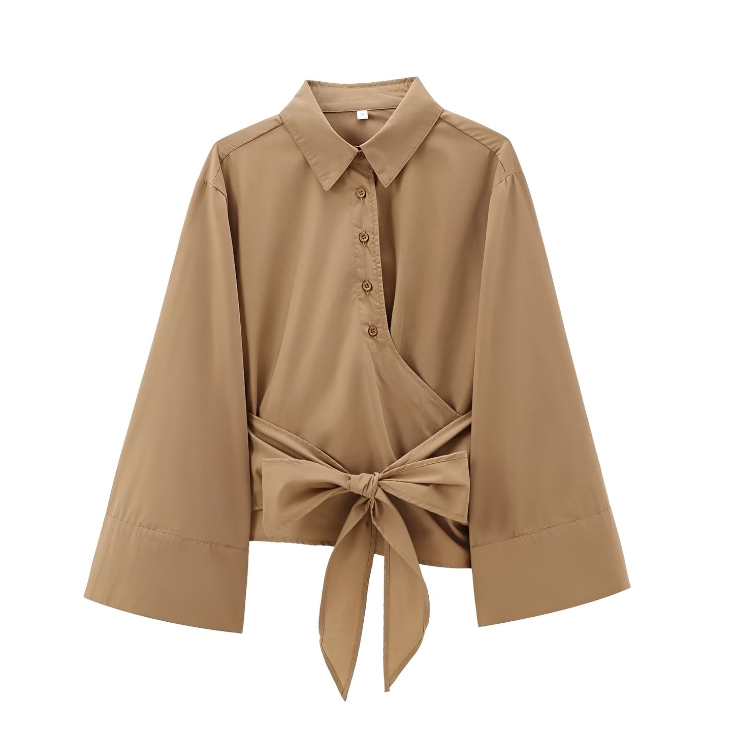 Shania - Stylish women's top with a relaxed fit and belt
