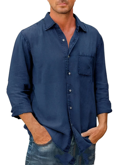 Alfie - Washed Long-Sleeve Shirt