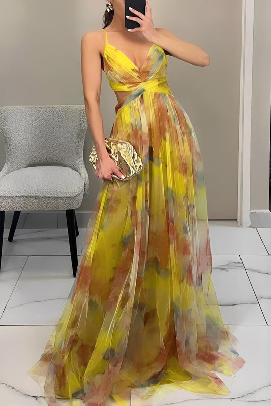 Davina - Stylish A-Line Long Dress