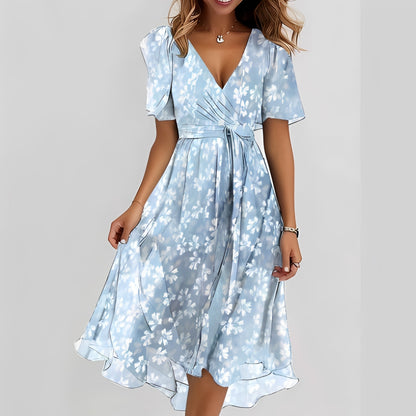 Emelia - Floral Chiffon Dress
