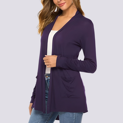 Bertha - Relaxed Long-sleeve Cardigan