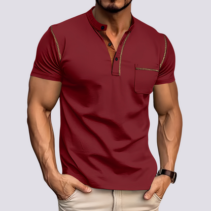 Stefan - Men's fashionable, breathable polo shirt