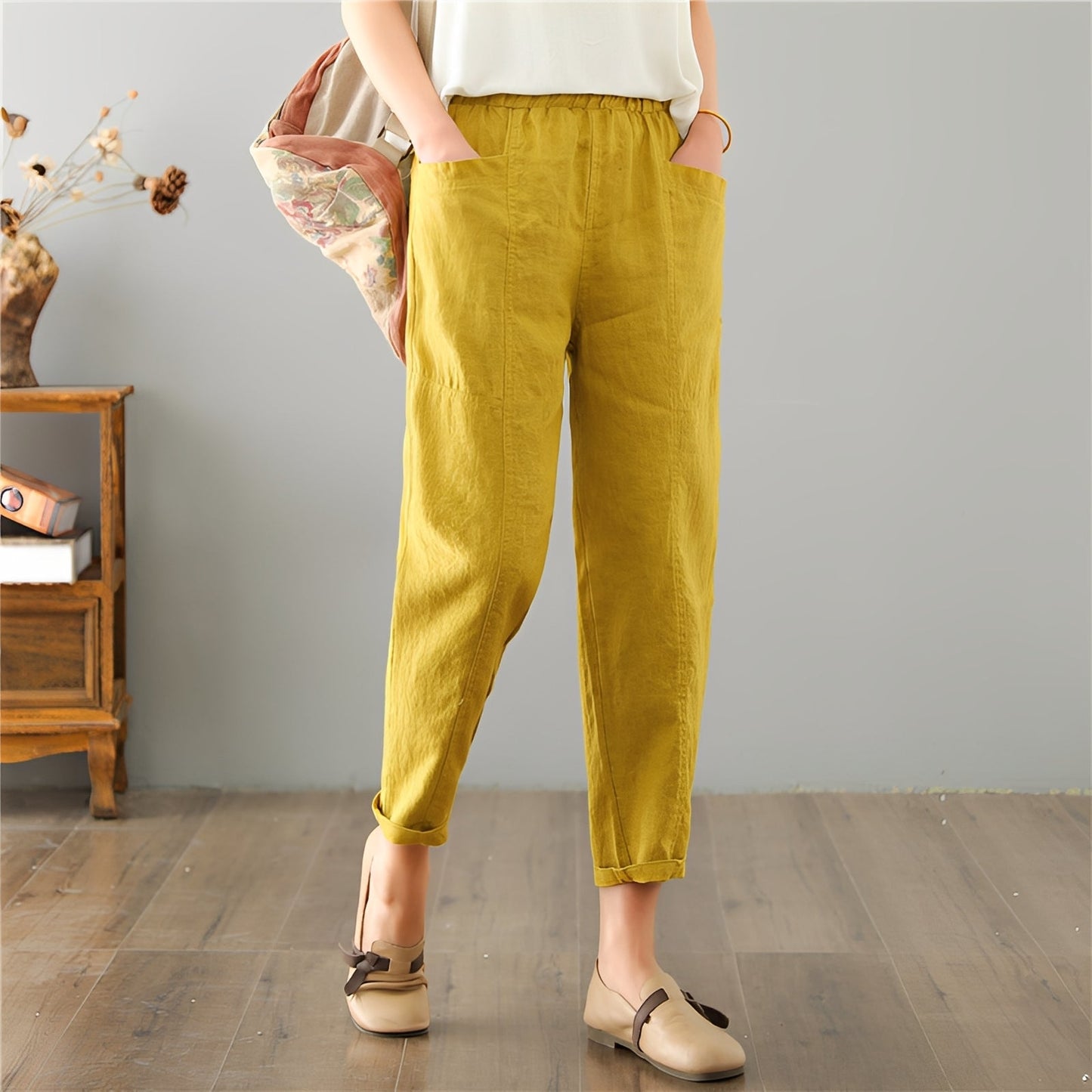 Gretchen - Women's casual lounge pants with pockets