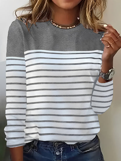 Samantha - Women's Long-Sleeve Shirt - Trendy and Casual