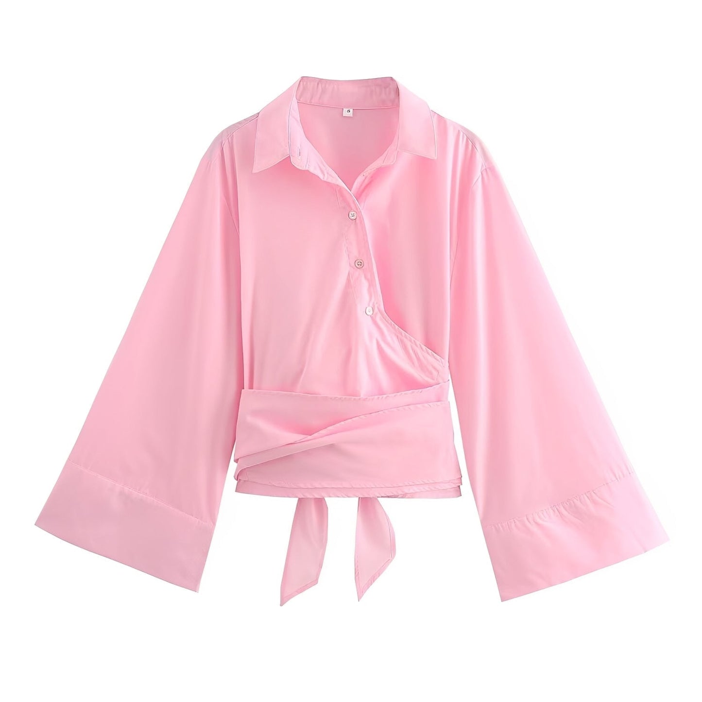 Shania - Stylish women's top with a relaxed fit and belt