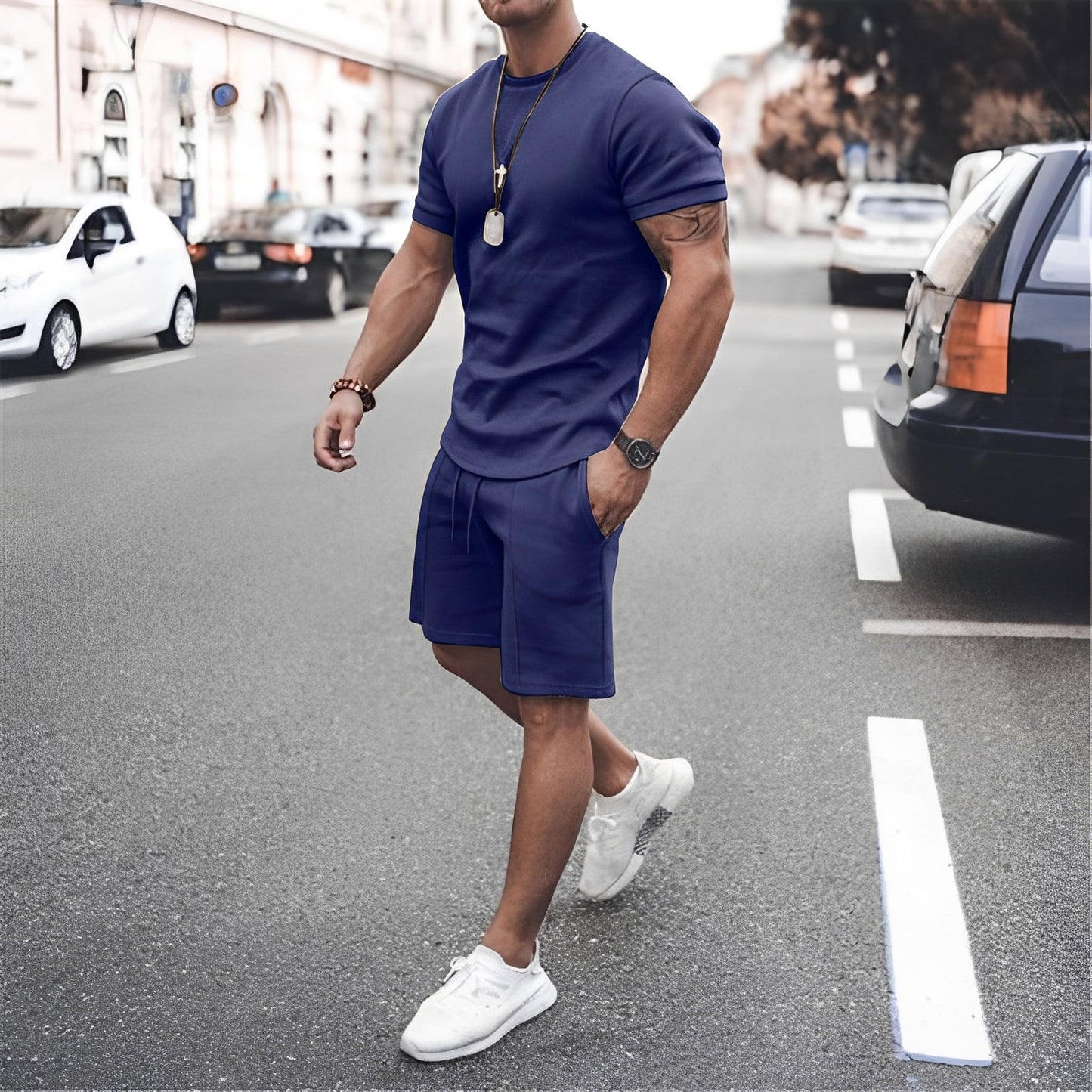Stevie - Men's Casual Two-piece Outfit