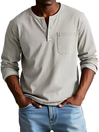 Steve - Men's relaxed long-sleeve shirt