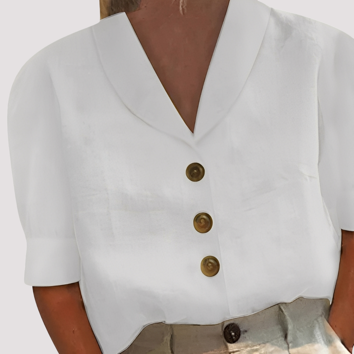 Mariyah - Trendy V-Neck Blouse