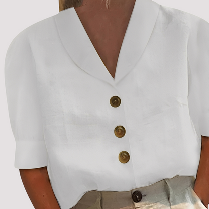Mariyah - Trendy V-Neck Blouse
