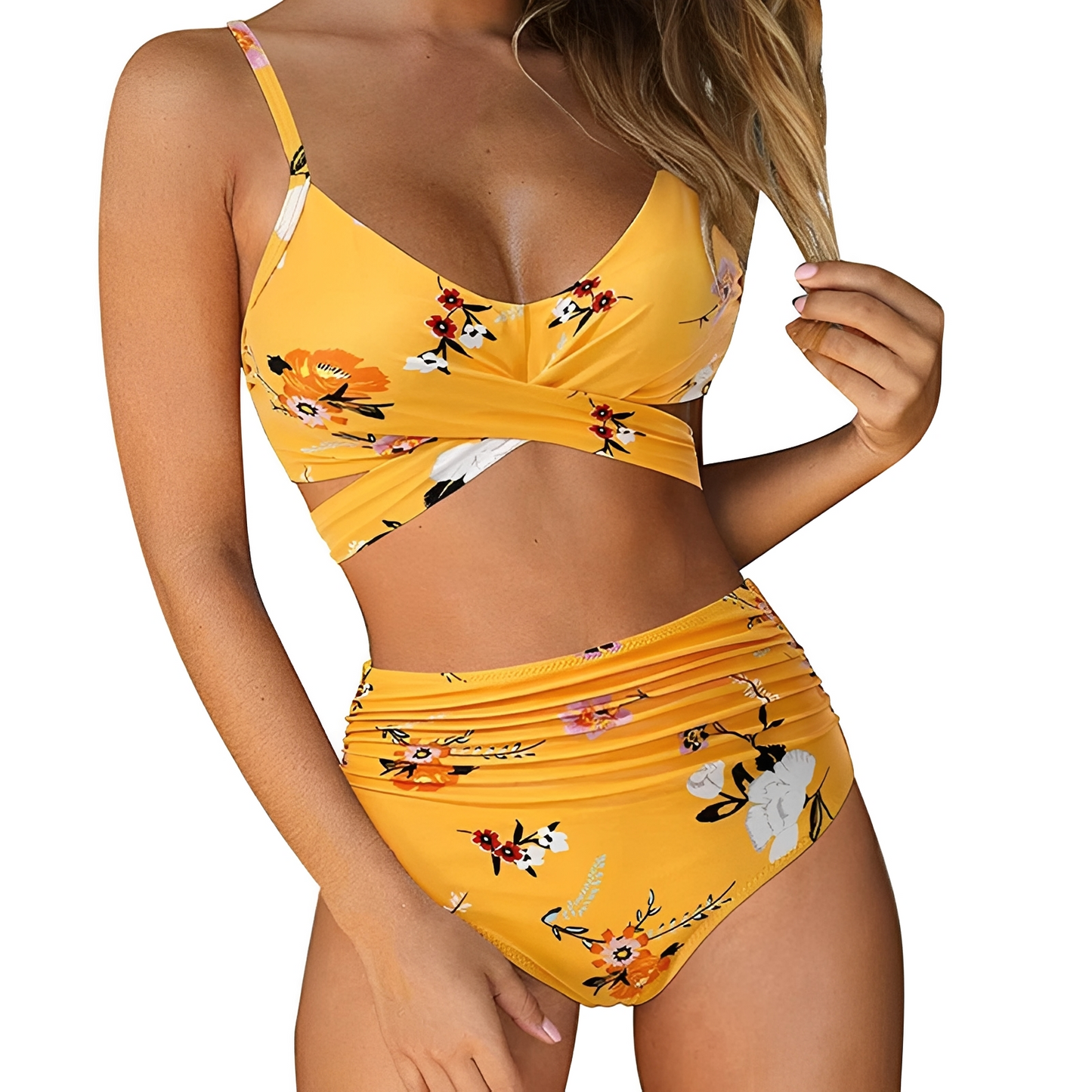 Jayah - Women's high-waisted bikini