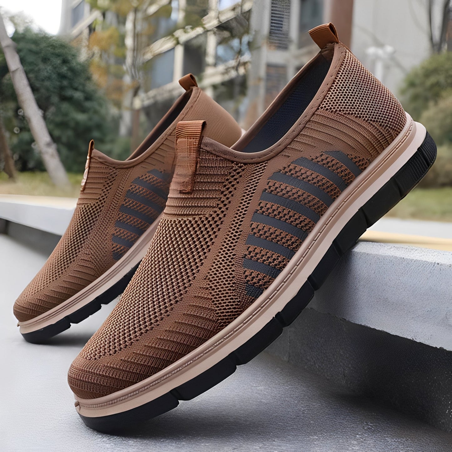 Henrick - Trendy slip-on sneakers for men
