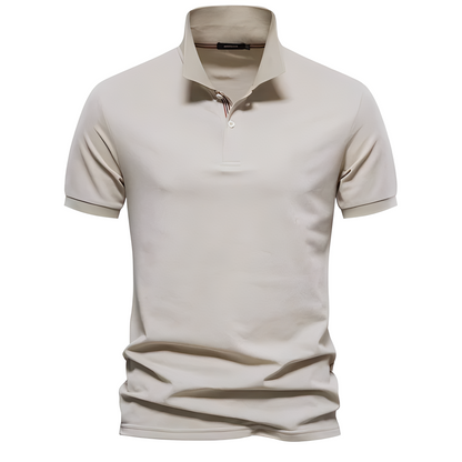 Alfred - Elegant men's short-sleeve polo