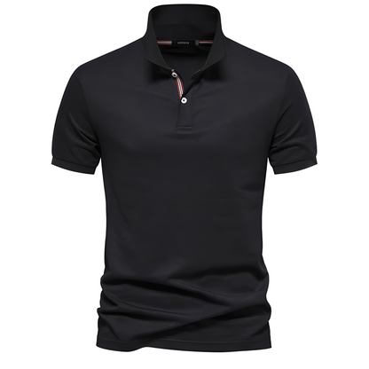 Alfred - Elegant men's short-sleeve polo