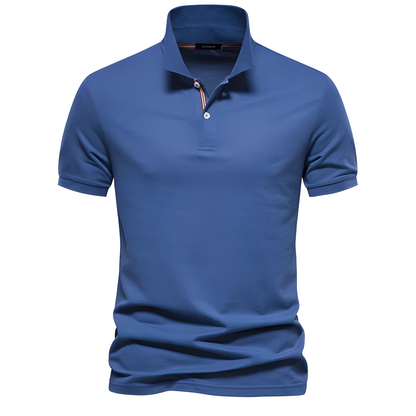 Alfred - Elegant men's short-sleeve polo