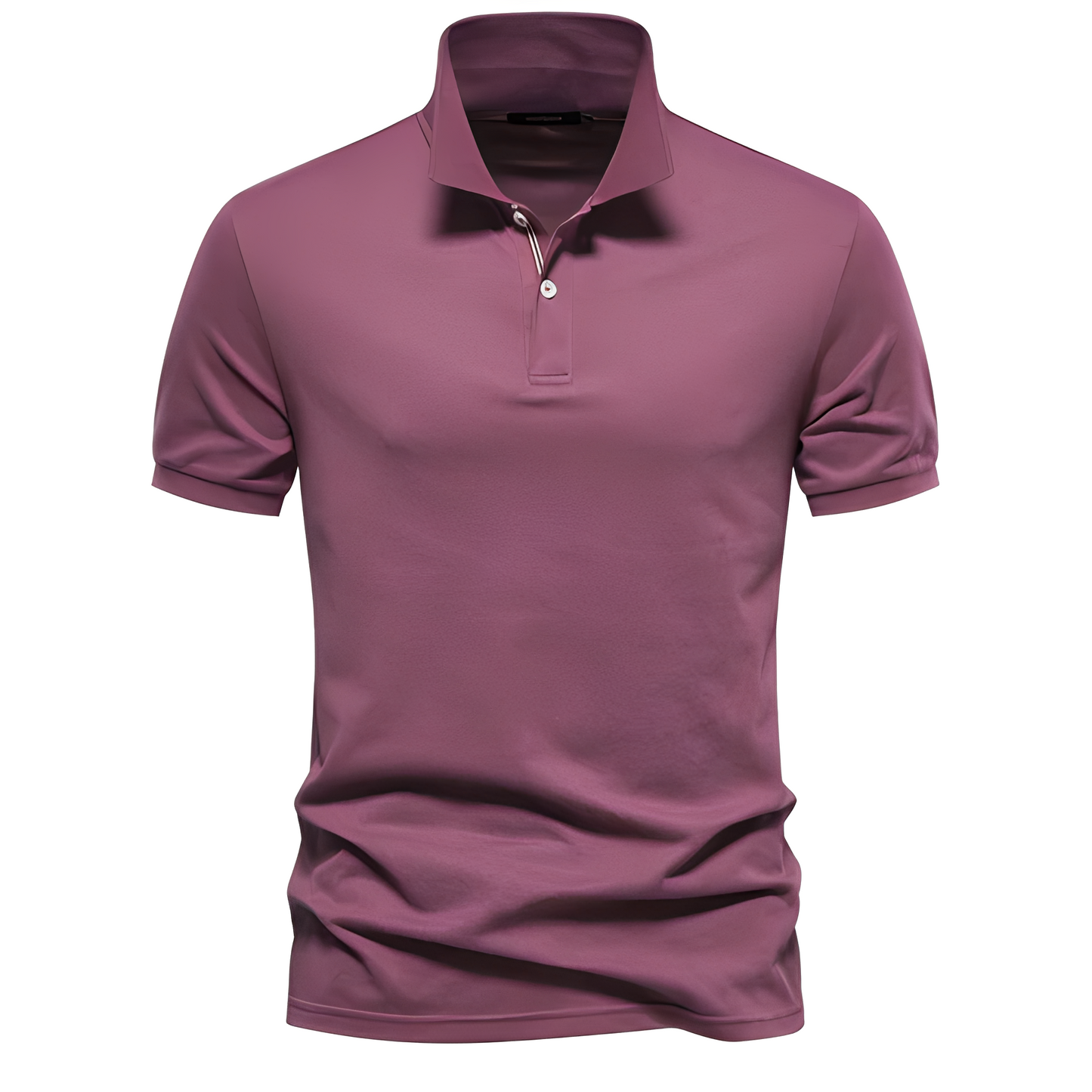Alfred - Elegant men's short-sleeve polo