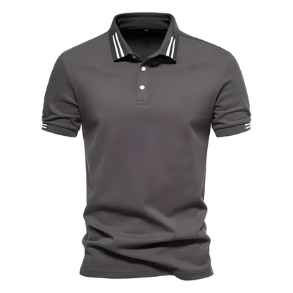 Julius - Fashionable men's polo with short sleeves