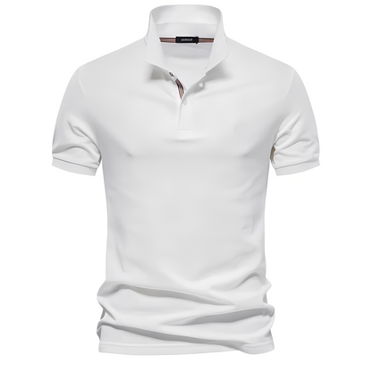 Alfred - Elegant men's short-sleeve polo