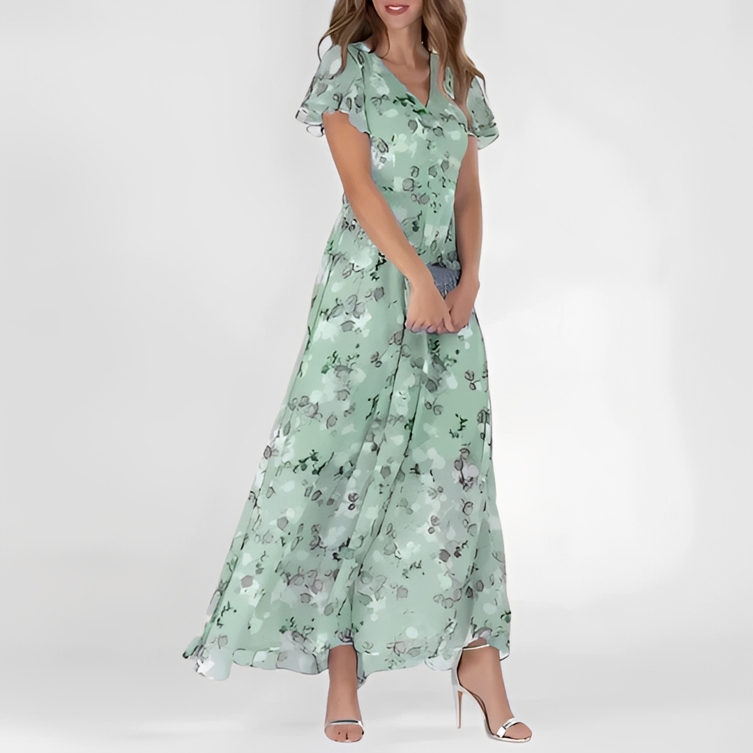 Davonie - Sophisticated Floral Dress