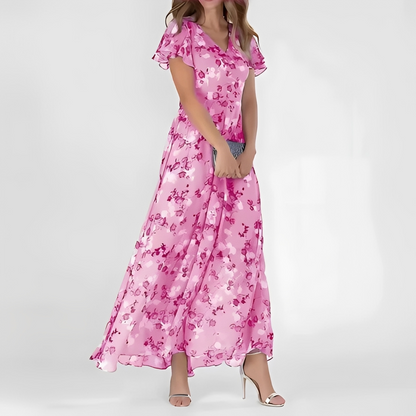 Davonie - Sophisticated Floral Dress