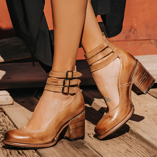 Verona - Vintage Classic Heel Shoes