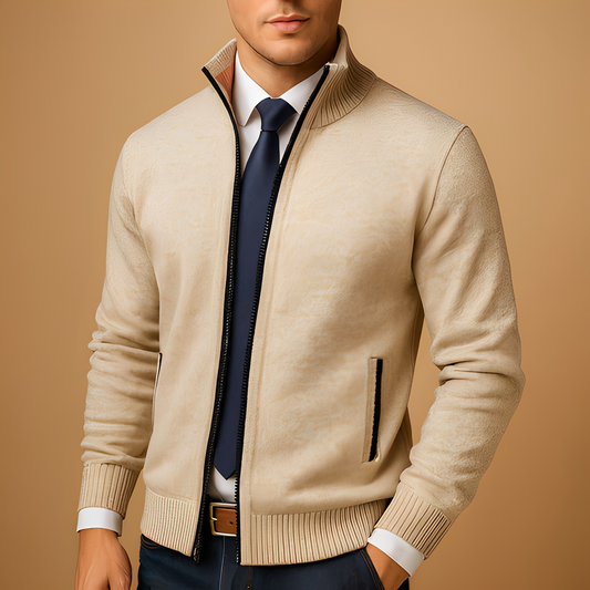 Armando – Relaxed Zip-Up Cardigan for Men
