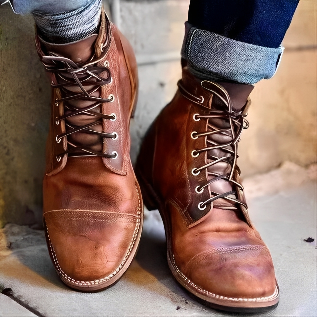 Hanzo - Men's traditional lace-up boots