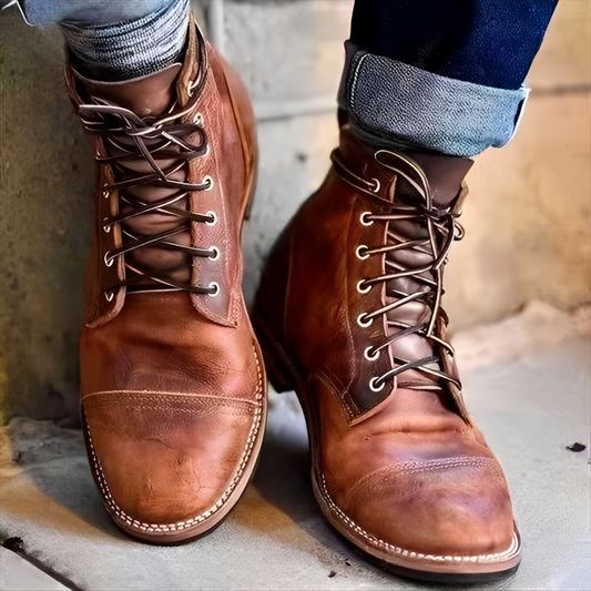 Hanzo - Men's traditional lace-up boots