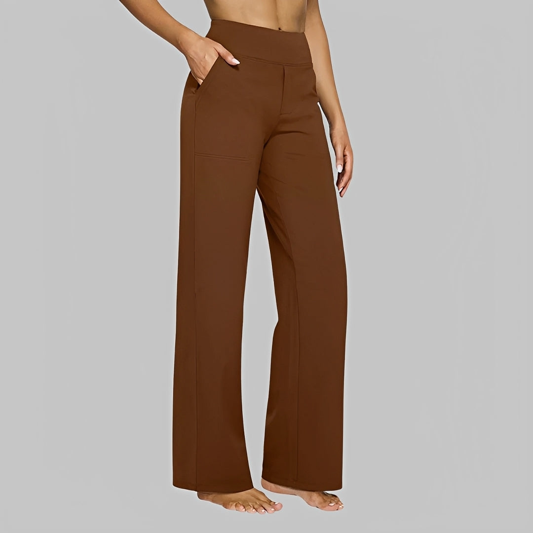 Roxanne - High-waist Stretch Pants
