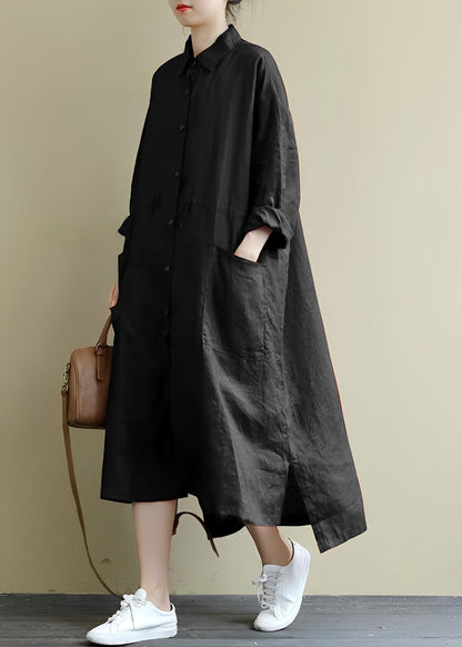 Monica - Women's Casual Swing Shirt Dress