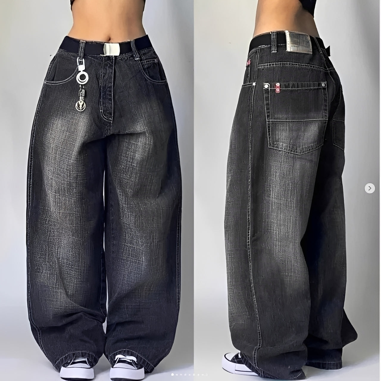 Elsie - Stylish Loose Cargo Jeans