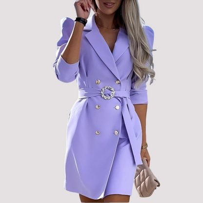 Maisie - Chic Blazer Dress with Belt