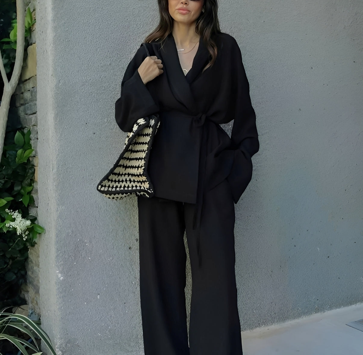 Patricia - Two-piece Set with Double Breasted Design