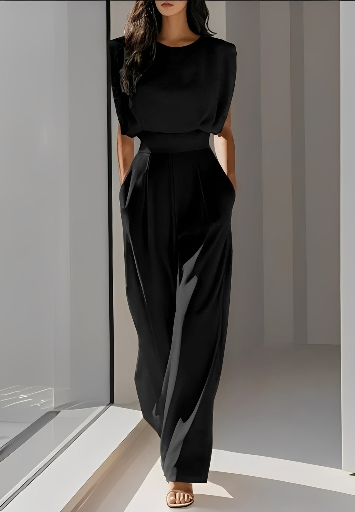 Bernice - Relaxed Sleeveless Jumpsuit