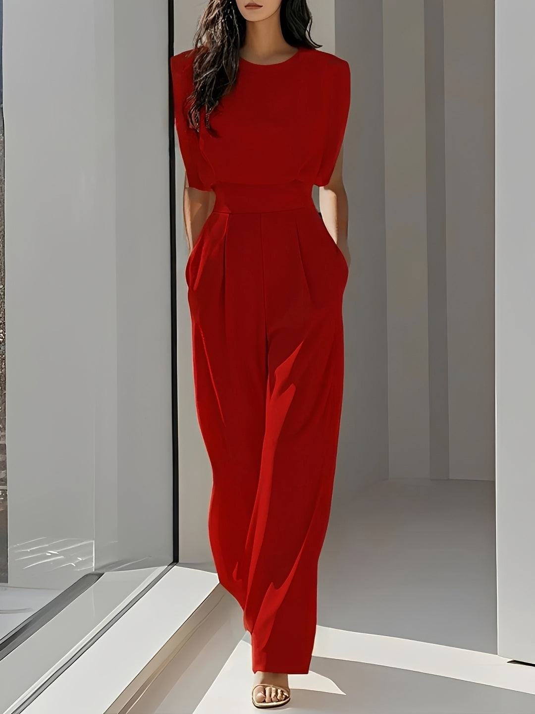 Bernice - Relaxed Sleeveless Jumpsuit