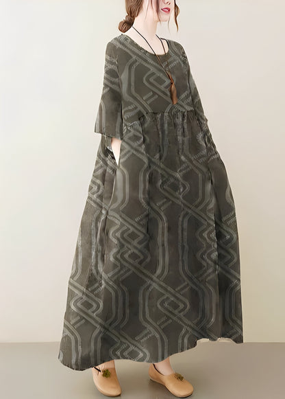 Mariam - Stylish, loose women's dress with a broad hem